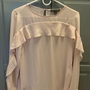 Banana Republic blush pink blouse